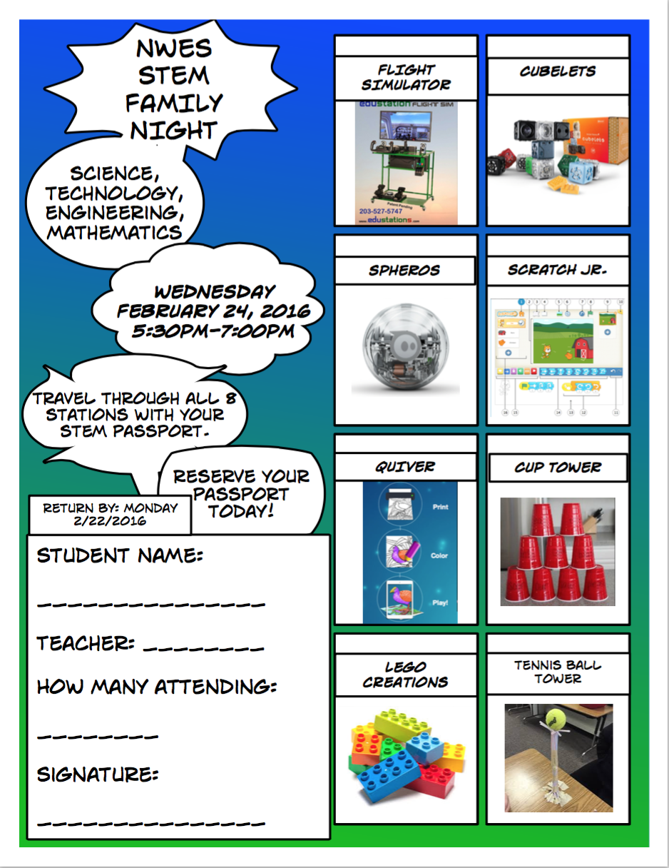 STEM Night Wednesday, February 24th